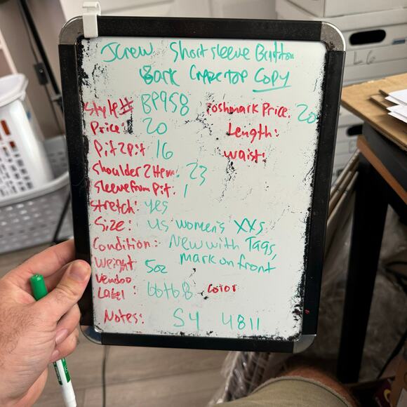 J Crew Short Sleeve Button Back Everyday Trendy Crepe Top US Women's XXS New - Picture 7 of 7